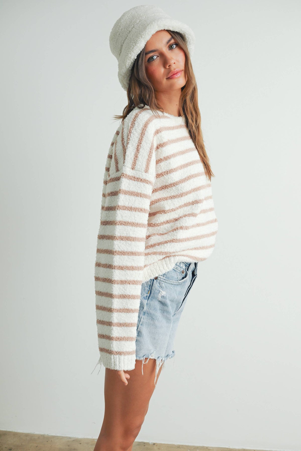 Striped Knit Sweater