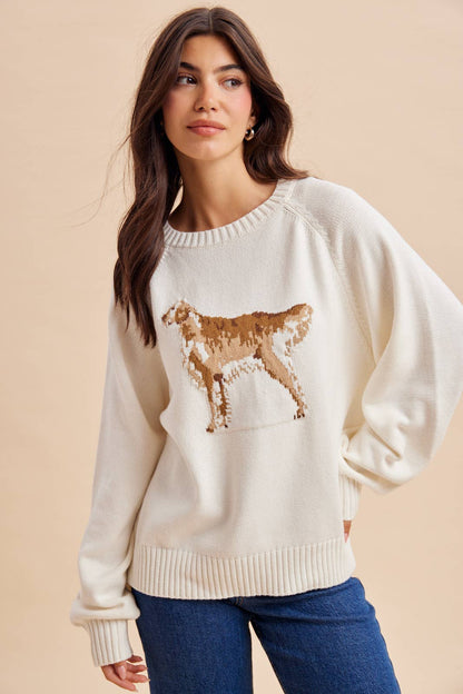 Knitted Retriever Sweater