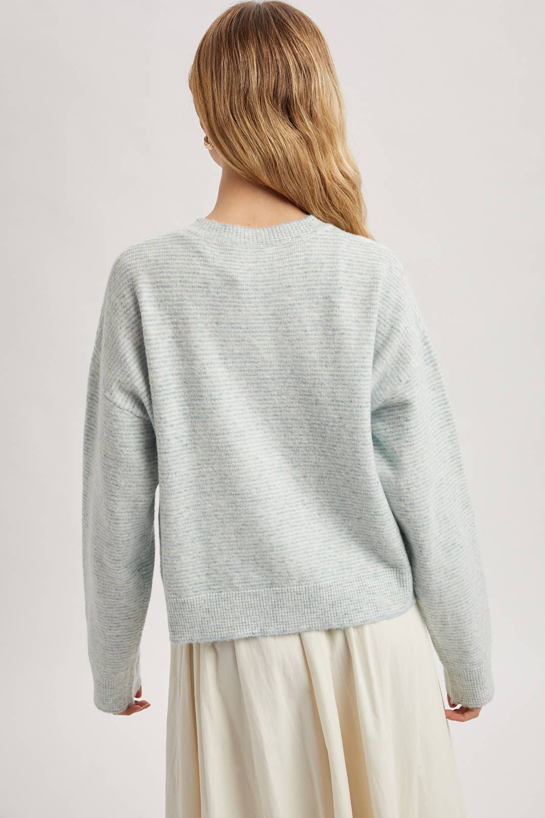 Striped Button up Sweater