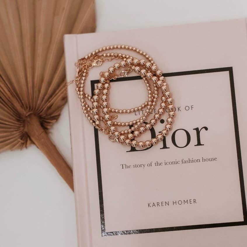 Gold Filled Luxe Beaded Bracelet