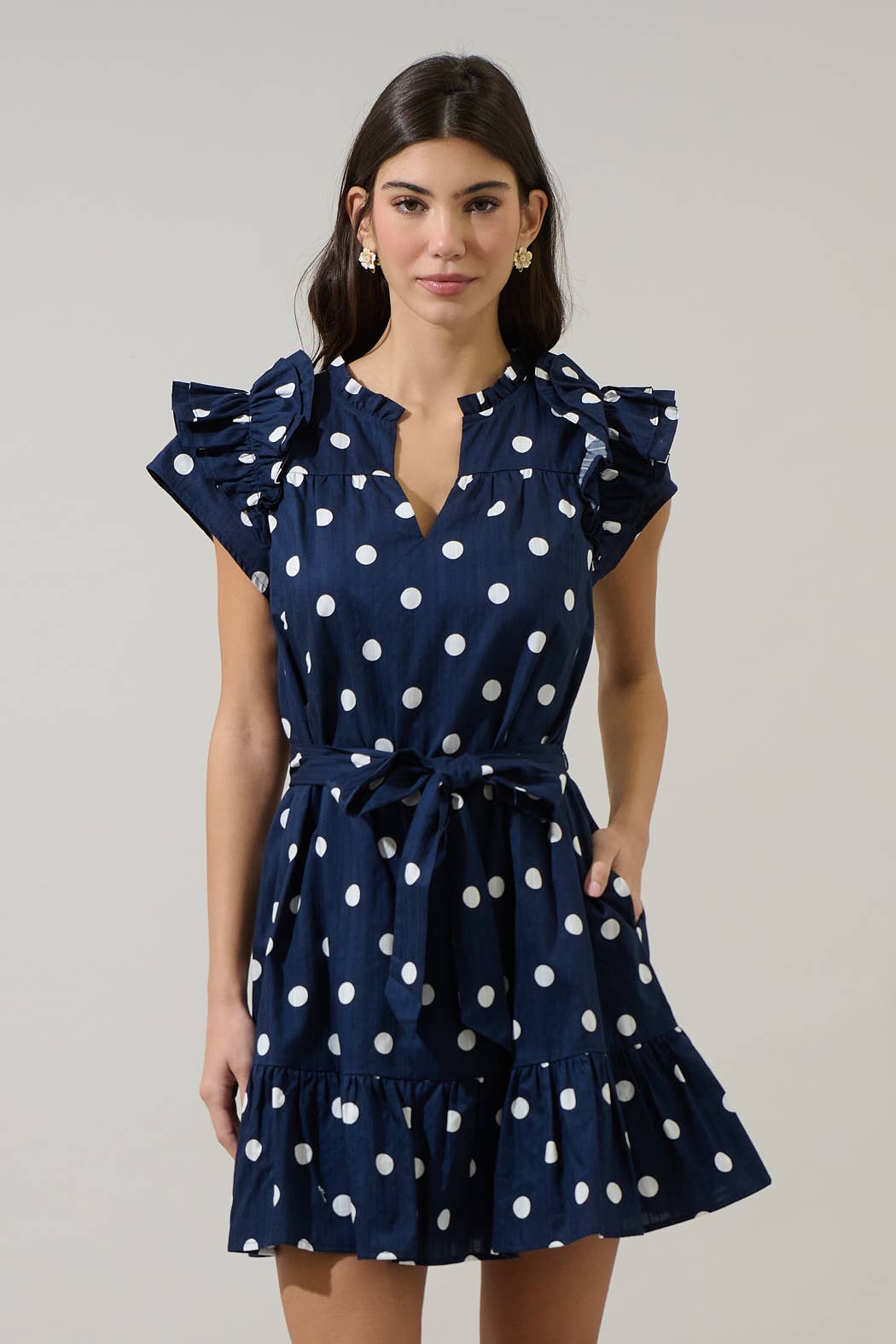Caryn Polka Dot Ivona Mini Dress