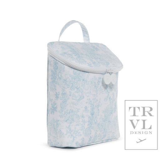 Take Away Lunch Bag - Insulated Bunny Toile Blue