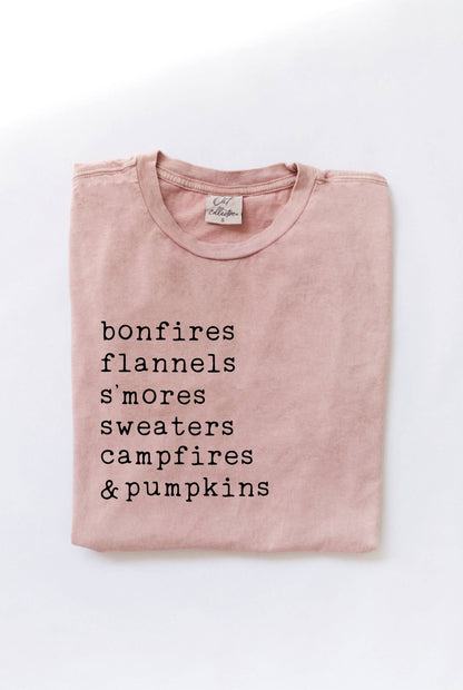 BONFIRES FLANNELS Mineral Graphic Top