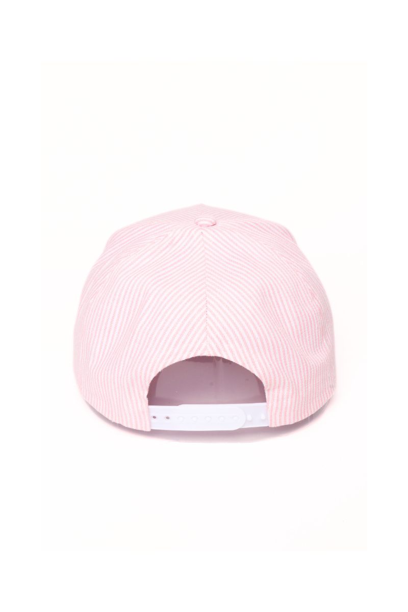 CRAB Coastal Embroidered Stripe Print Cap
