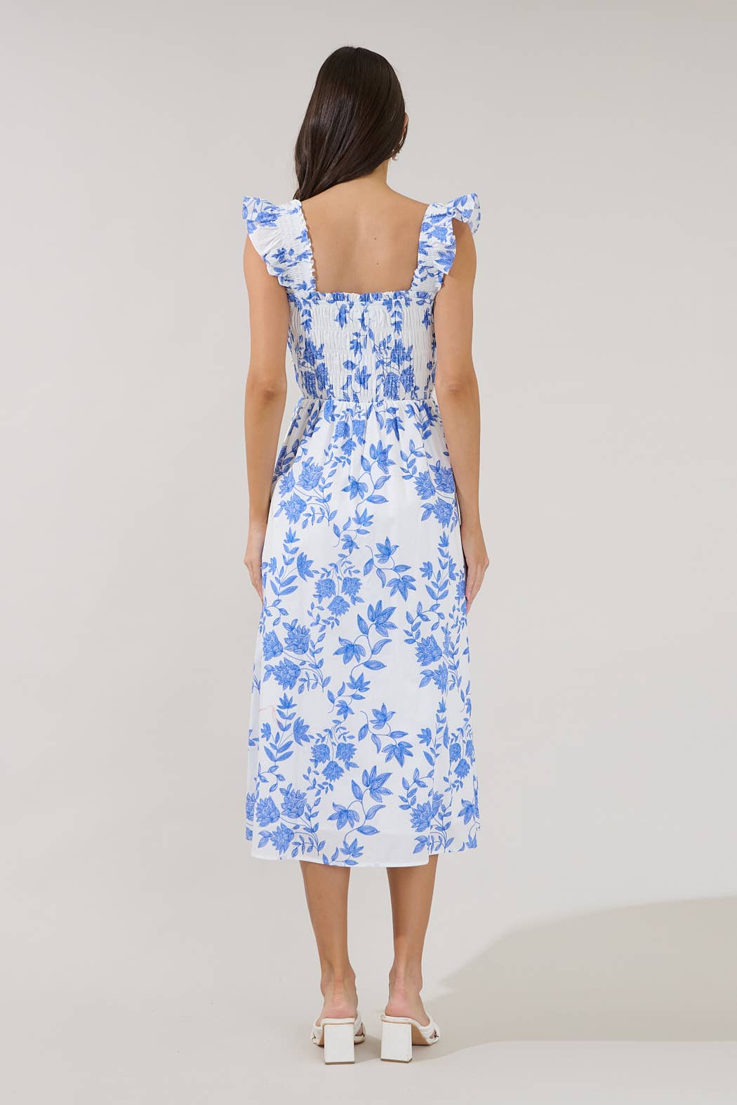 Heidi Smocked Midi Dress